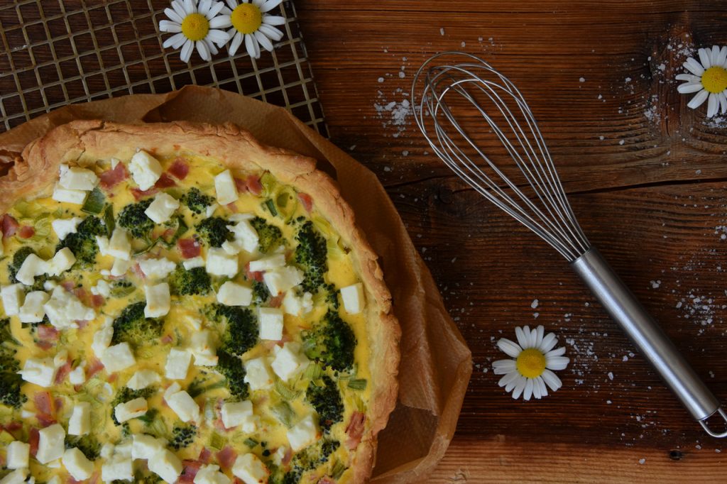 Brokkoli-Lauch-Quiche